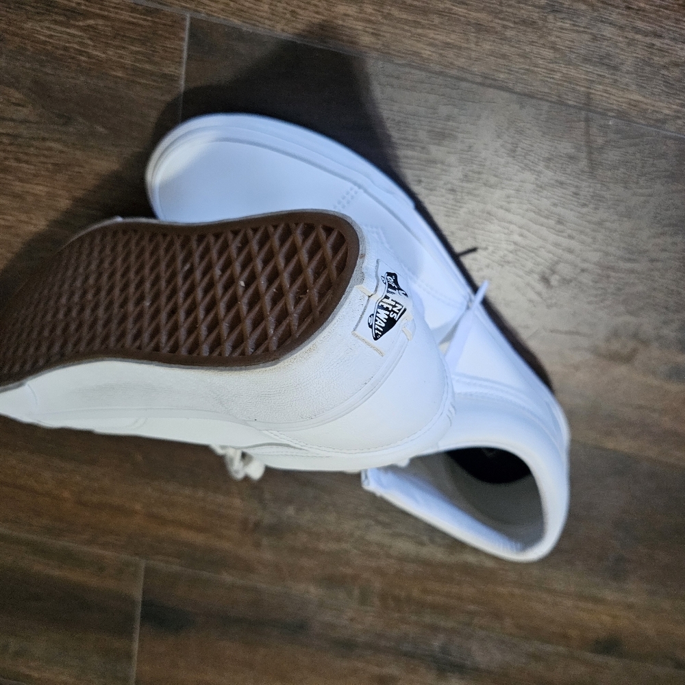 White Vans shoes